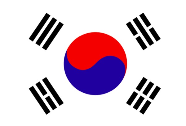 South Korean flag.
